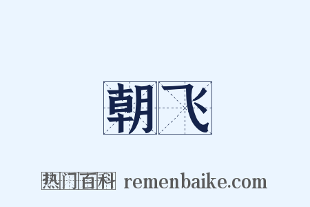 朝飞是什么意思的图片